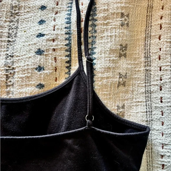 Elegant Black Mini Slip Dress - Picture 3 of 5